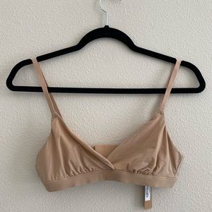 SKIMS  fits everybody crossover bralette in Clay size S new with tag